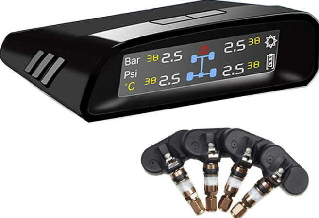 FLYone TN-400 胎內式胎壓偵測器, Black, 1套