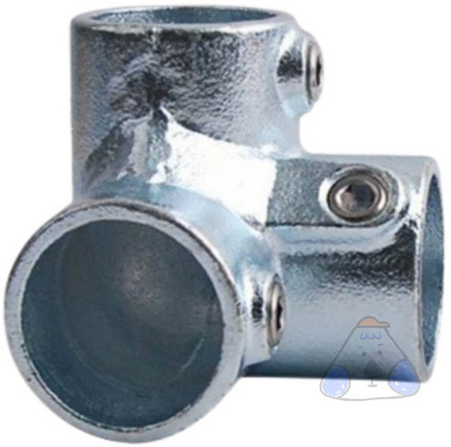 트레분 파이프클램프 21.3mm 실버 코너클램프 책상클램프 원형클램프 원형파이프클램프