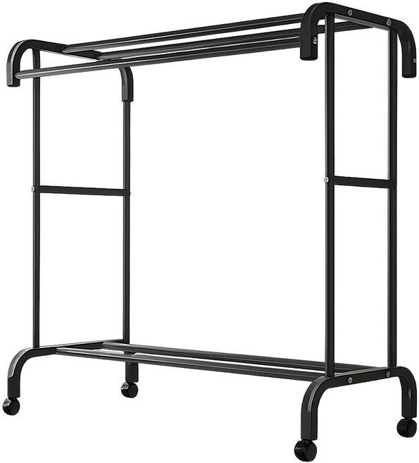 1.3-2.3m 견고한 타입의 신축 가능한 빨래 건조대 이불 건조대, 크림화이트