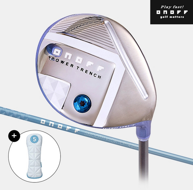 [한정판]다이와 온오프 LP-425 페어웨이우드[여성용][스카이블루][SMOOTH KICK LP-425F], 5번 19도 L