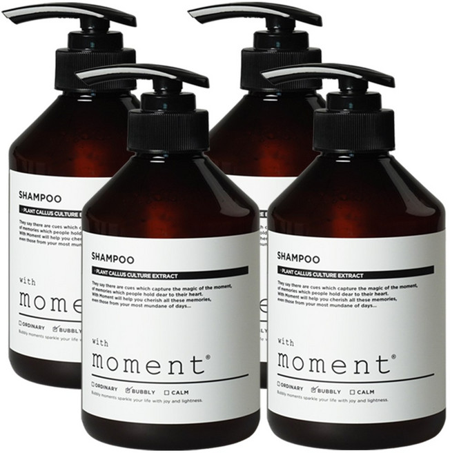 위드모먼트 샴푸, 4개