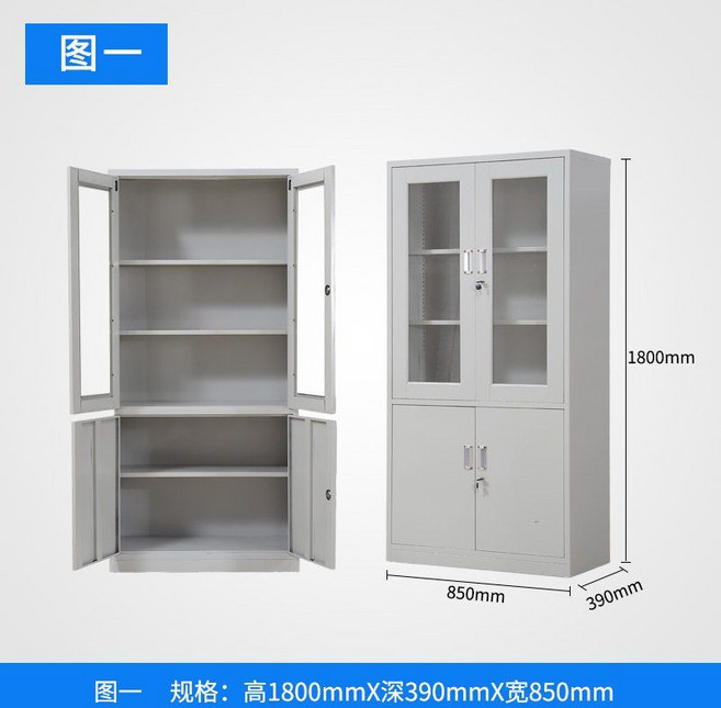 합체형 철제캐비넷락커 가정용 사무실 회사 옷장 신발장 사물함 가구 모음, B. 1.0mm, H. 매트 화이트 대형 장비