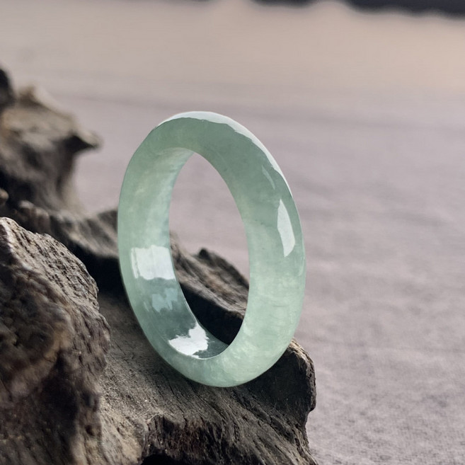 비취반지 여성용 천연옥 원석 옥가락지 한복악세서리 녹색 보석 악세사리