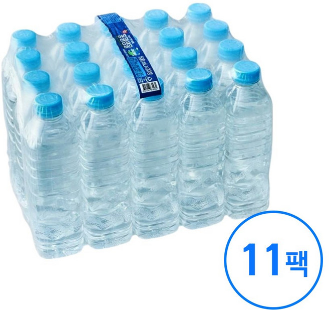 동원 샘물 무라벨 생수, 220개, 500ml