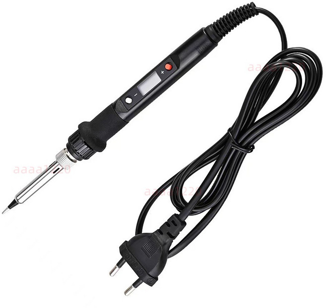 80W 數顯調溫電烙鐵 110V 黑色, 1個, 黑色【110V】, 黑色【110V】