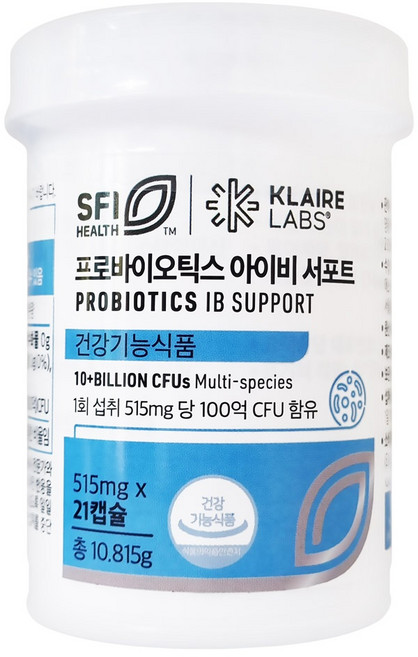 클레어랩스 닥터피엔티 프로바이오틱스 아이비 서포트 21캡슐, 1개, 21정