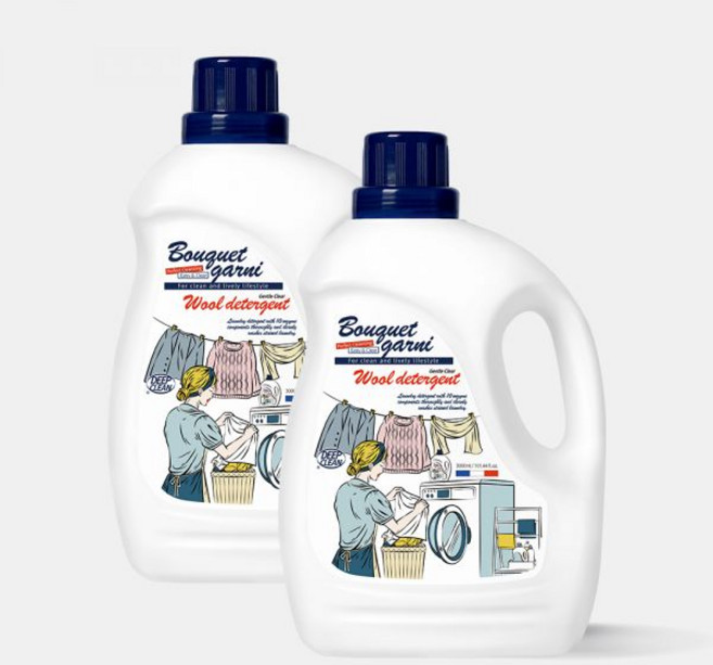 [2개] 부케가르니 젠틀 클리어 중성 울 세제 3L