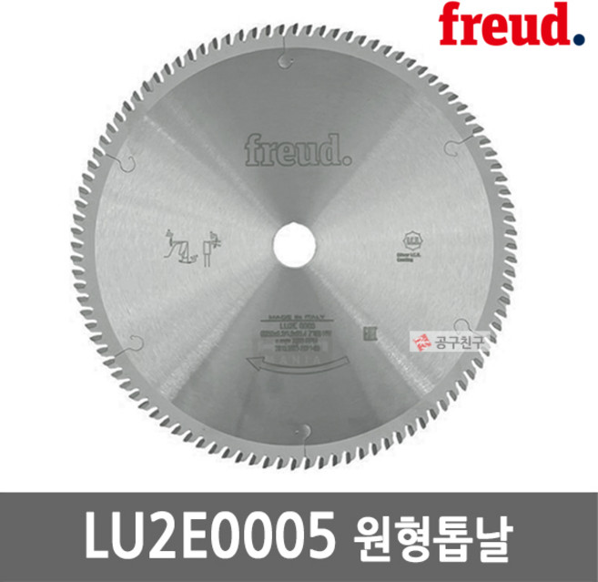 프레우드 LU2E0005 원형톱날 강화마루용 255mm 톱날 100날, 1개
