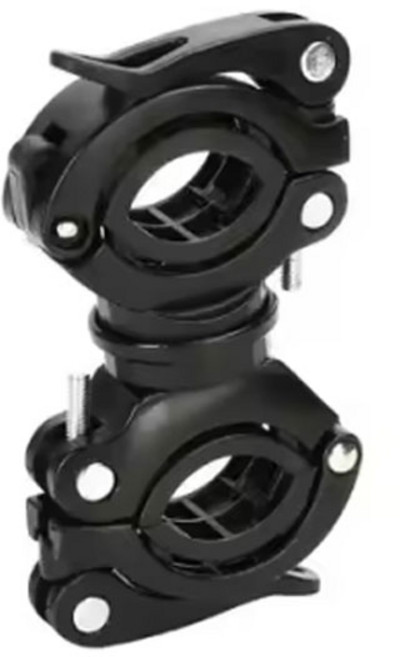 메이크스피드 360도 회전 멀티형 자전거랜턴 거치대, 블랙, 1개