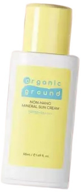 오가닉그라운드 선크림 논나노 무기자차 50ml SPF50+ PA++++ 미네랄 리뉴얼 4600736, 1개