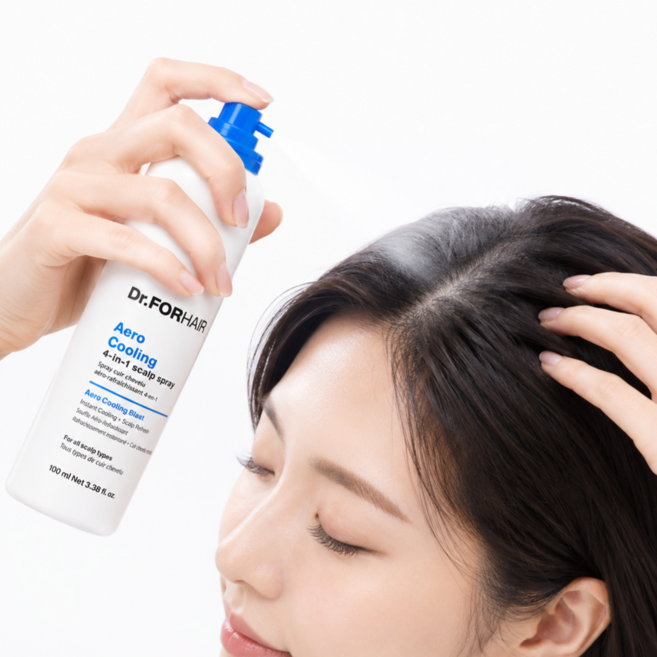[-15도 두피쿨링] 닥터포헤어 에어로 쿨링 스프레이 100ml+100ml, 4개, 100ml
