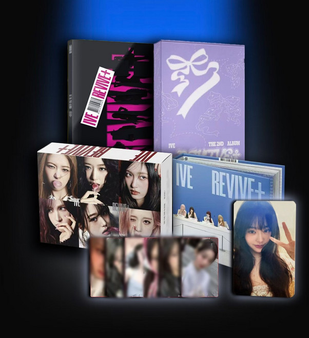 (4종세트+시크릿찐포1종+특전6종세트) 아이브 앨범 정규2집 REVIVE+ 리바이브