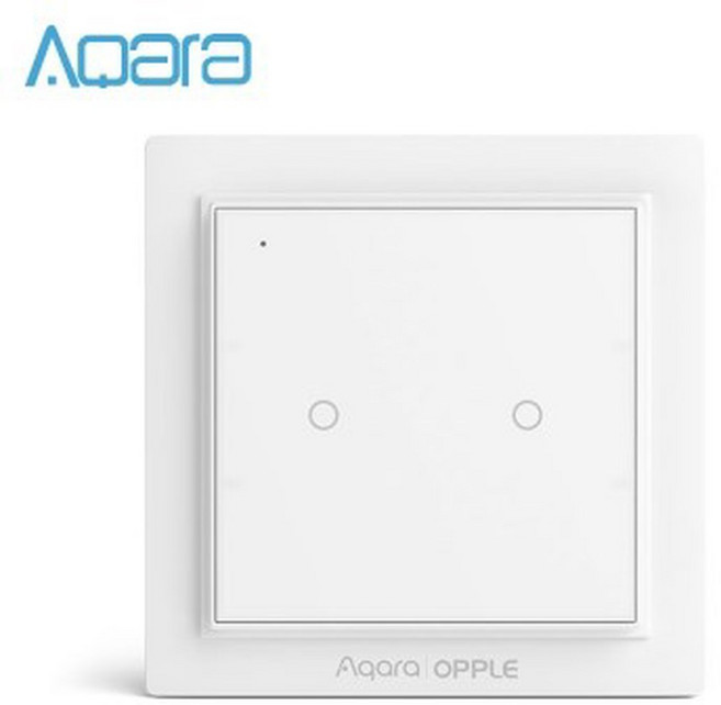 Aqara 허브 스마트 게이트웨이 3 0 조명 2 4G 및 M1S RGB Home WIFI Homekit ZigB, 2 Buttons