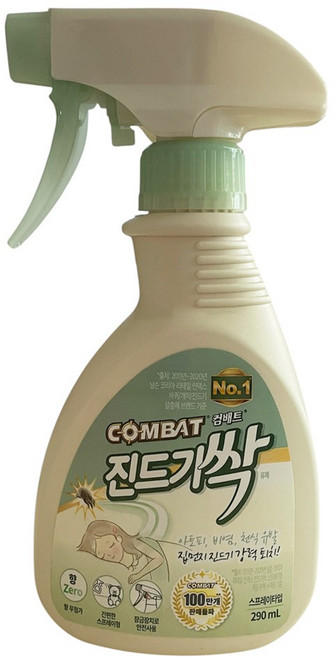 컴배트 진드기싹 스프레이, 290ml, 1개