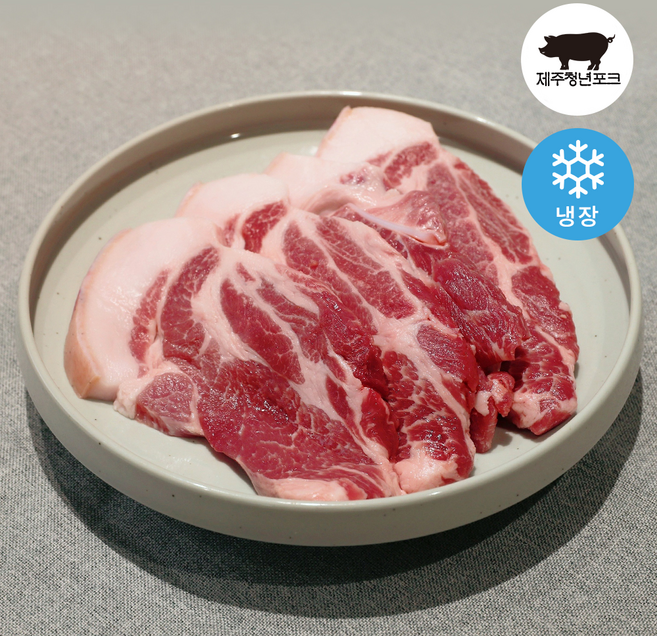 제주흑돼지 숙성 목살 500g 1kg 구이용 캠핑용 수육용, 1개