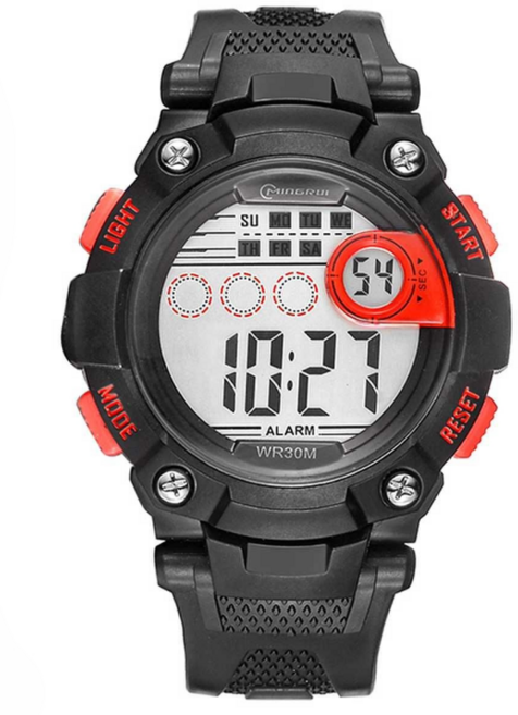재재팩토리 방수 학생 전자 손목시계 스포츠시계 M40