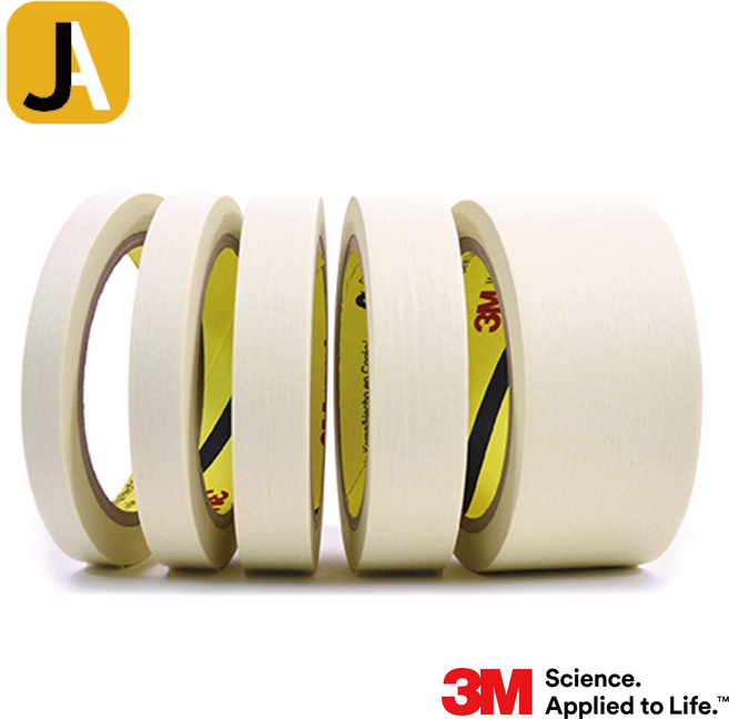 3M 마스킹테이프 110 아이보리 종이테이프 도색 보양 도장 테이프, 50mm x 40m, 10000개
