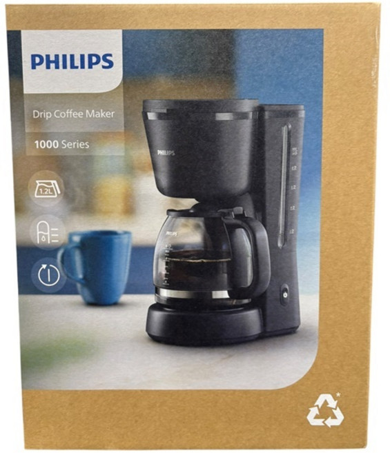 필립스 커피메이커, 블랙, HD7430