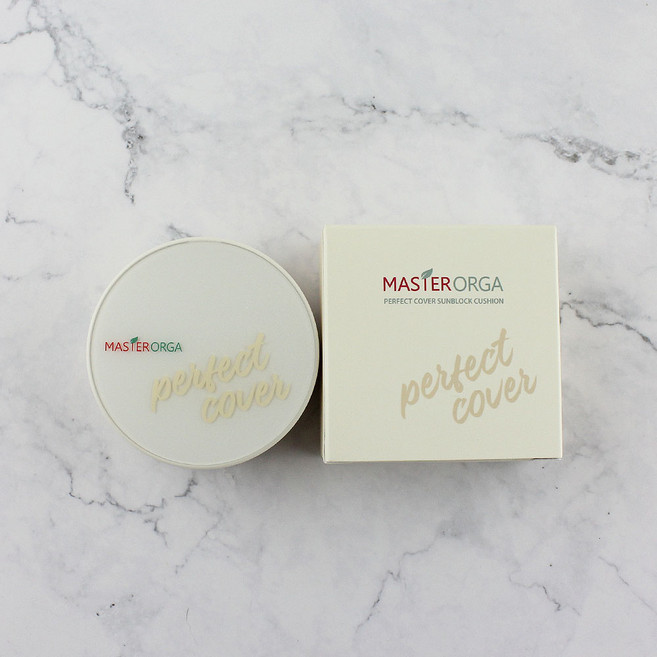 [쎄라덤] 마스터 오가 퍼펙트 커버 썬블럭 쿠션 SPF50+ PA++++, 15g, 1개