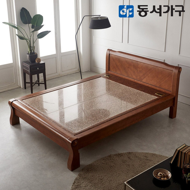 6위 - 동서가구 명가돌 모던 편백나무 인볼브 홍맥반석 퀸 Q 돌침대 DF641787, 엔틱