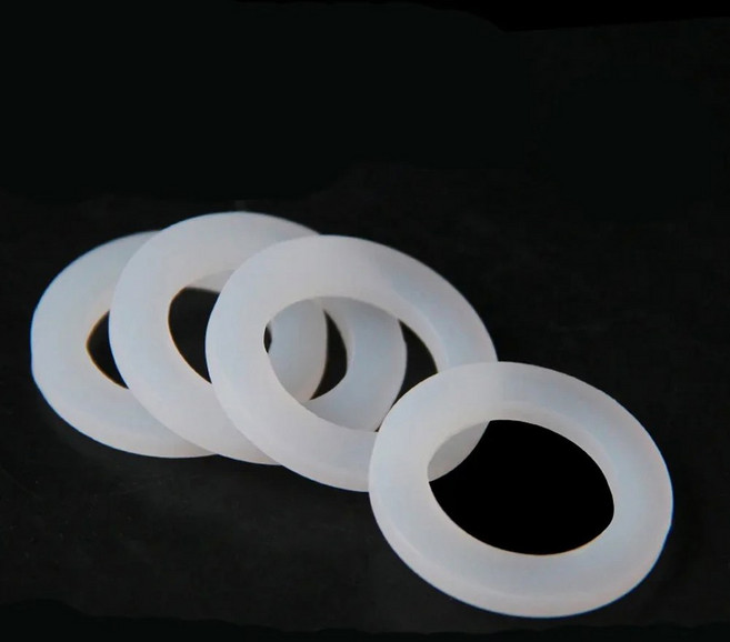 DN8/10/15/20/25/32/40 실리콘 가스켓 1-1/4" 씰링 3/4" 1/4" 피팅 3/8" 스페이서 와셔 플랫 NPT 1-1/2" BSP 1/2" 1", 50 PCS, DN10 8x15x3mm