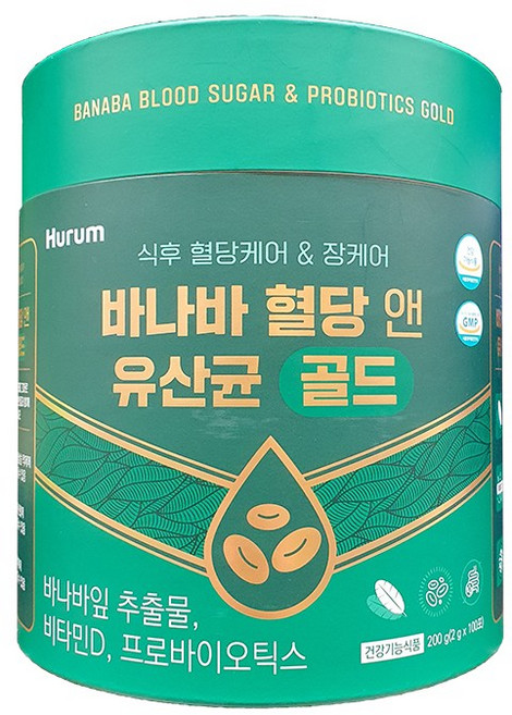 휴럼 바나바 혈당 앤 유산균 골드 2g x 100입, 1개, 200g
