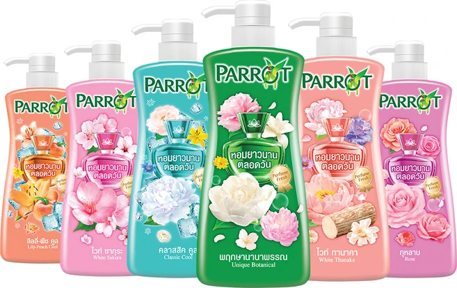 패롯 보타니칼스 바디워시 샤워크림 모음 태국 국민비누 정식수입 PARROT, 450g, 1개, 릴리피치쿨 - 쿠팡