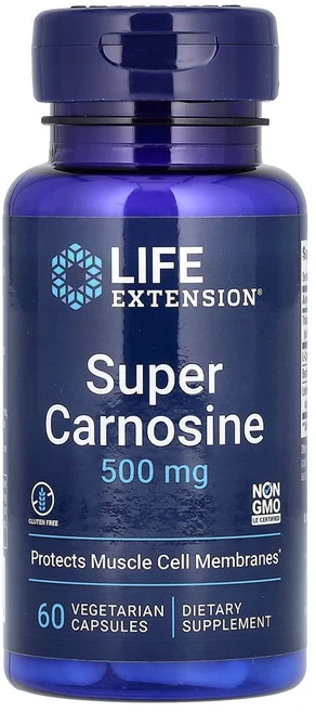 Life Extension Carnosine 라이프익스텐션 카르노신 펩티드 500mg 60캡슐, 1개 - 쿠팡