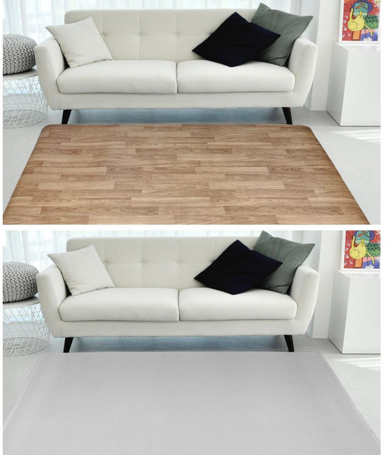 고령노인 낙상사고 미끄럼방지 푹신한 양면 국산 거실매트 바닥소음 놀이방