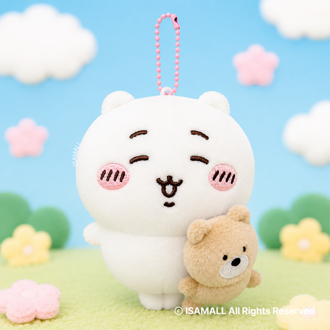 3위 - 먼작귀 인형 키링 3종 공식정품 치이카와 하치와레 우사기 스트레스볼, 1개, 10cm
