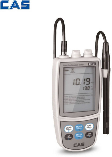 카스 휴대용 용존산소 측정기 DM-2 데이터저장 산소포화도 측정 DO미터, 1개