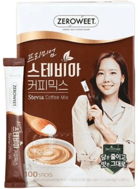 펄세스 제로윗 프리미엄 스테비아 커피믹스 30T, 1개, 30개입