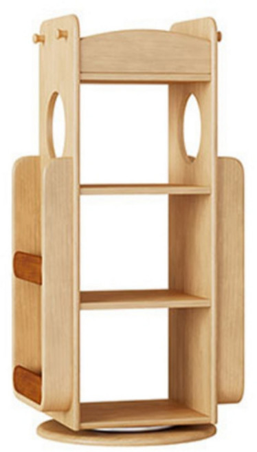 베베홈 회전책장 360도 책꽂이 인테리어 미니 북 타워 DIY 책 정리함 수납함