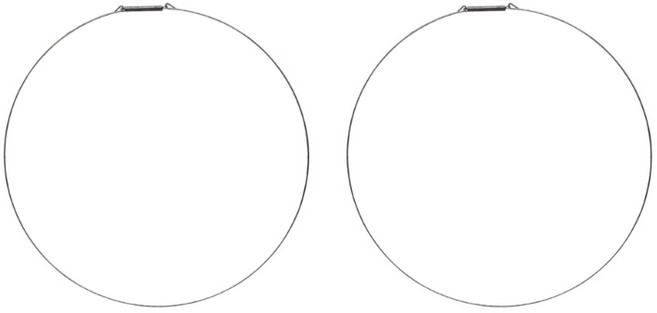 2Pcs 33cm/35cm 세탁기 교체 부품 용 세탁기 부팅 씰 고정 어댑터 금속 쉬운 설치, 33CM