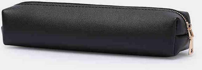 STG 미니 필통 가볍게 들고가는 슬림필통, 1개, 심플블랙