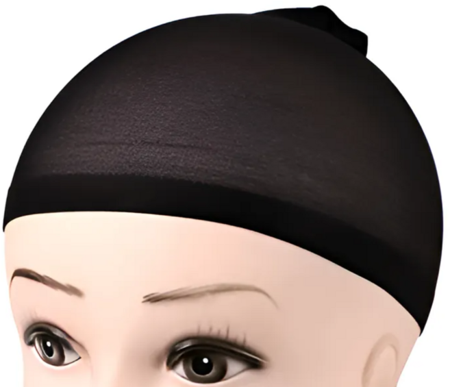 큰두상 가발 헤어망 5개 1세트, 블랙