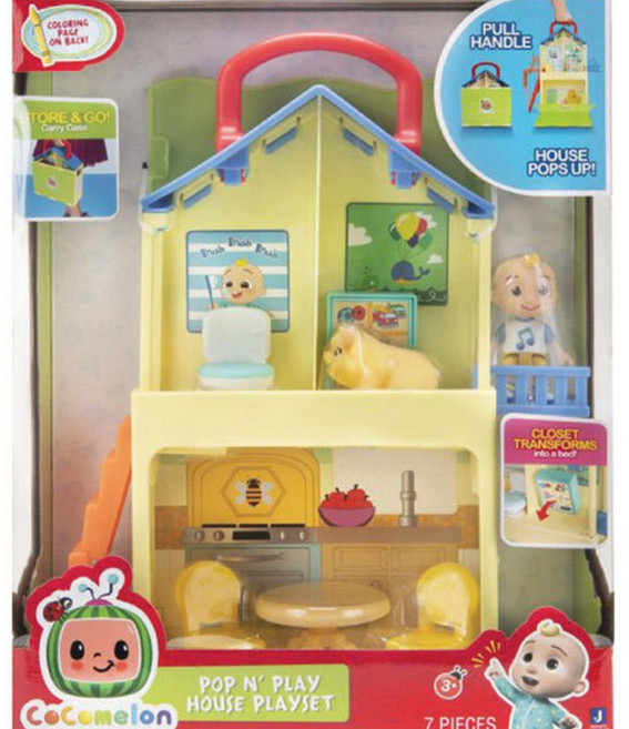 901M 코코멜론 팝업 하우스 인형놀이 키즈 인형집