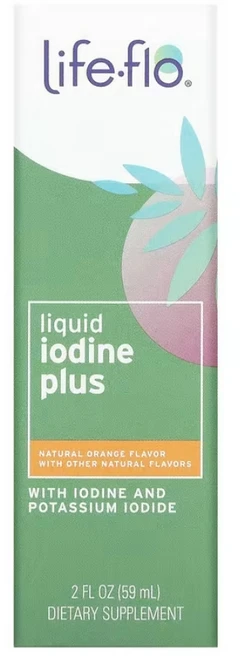 라이프플로 액상 요오드 플러스 오렌지 맛 59ml (2 fl oz), 1개 - 쿠팡