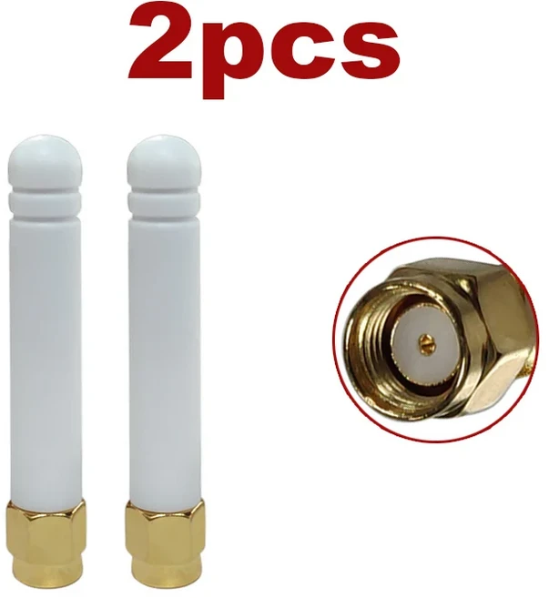EOTH 1 2pcs 2.4g 안테나 3dbi sma 여성 wlan wifi pbx iot 모듈 라우터 tp 링크 신호 수신기 antena 높은, 02 2pcs