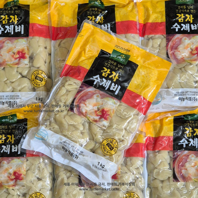 (미농) 감자수제비1k, 1kg, 10개