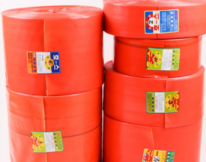 천막호스 규격별 농수호스 호스 비닐호스, 2인치, 1개, 주황