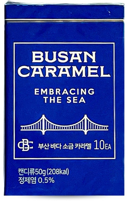카페385 부산 바다소금 카라멜 블루, 50g, 1개