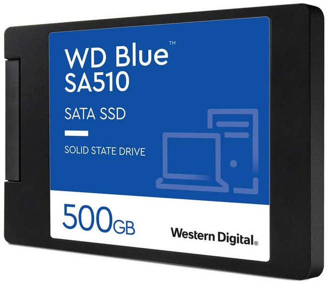 Western Digital WD Blue SATA SSD 500GB 2.5 560MBs 510MBs) PC WDS500G3B0A-EC SA510 웨스턴 디지털 내장 인치 (읽기 최대 쓰기 최대