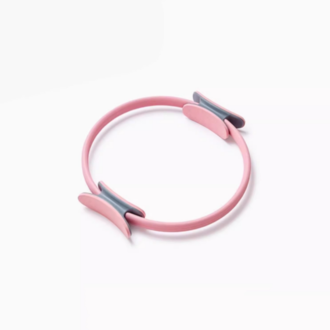 필라테스링 요가링 써클링 마사지 코어 서클 요가용품 홈트레이닝, 로즈 핑크, 1개