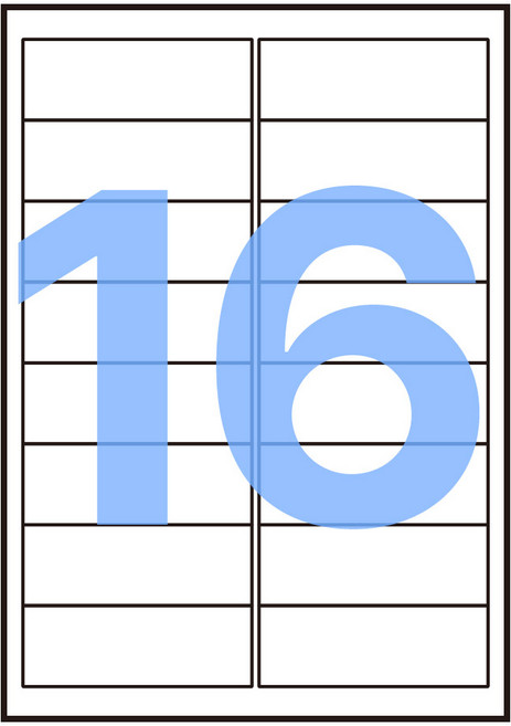 폼택 호환용 물류관리용 주소용 라벨지 LS-3102, 200매, 16칸