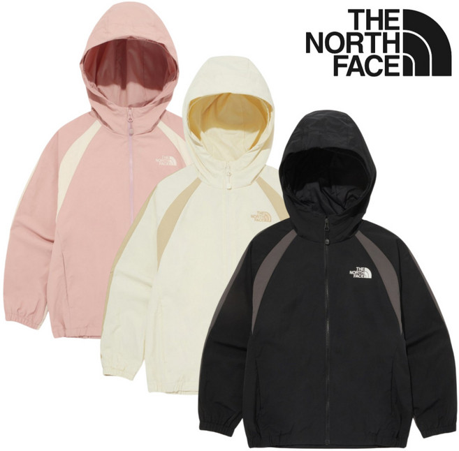 [매장발송] 노스페이스 키즈 바람막이 자켓 후드 방풍 방수 봄 가을 주니어 남아 여아 학교 어린이집