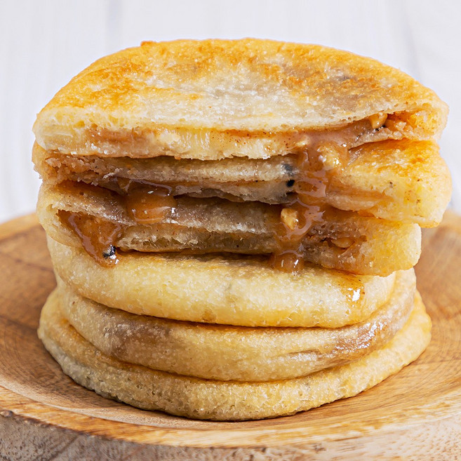 [대용량] 감자반죽 강원도 문막 찹쌀호떡 / 카페 디저트 사이드 메뉴 추천, 2개, 900g