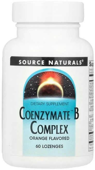Source Naturals Coenzymated™ B 복합체 오렌지 맛 사탕 정제 60정 Naturals (소스 내추럴스), 1 - 쿠팡
