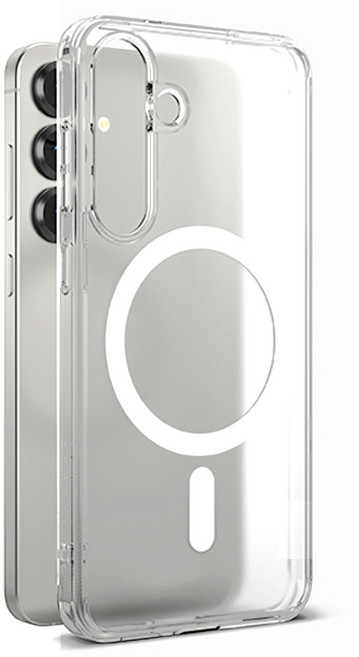 아이루스 2배자력 맥세이프 지문방지 투명 케이스