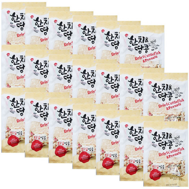 썬푸드 한치땅콩55g 20봉지 고추장포함, 20개, 55g